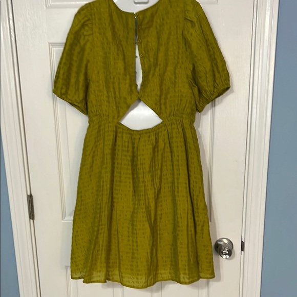 Madewell Chic Olive Women's Mini Dress - Picture 2 of 6